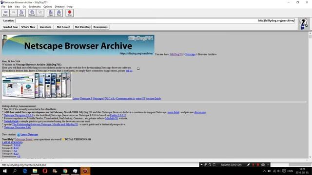 Netscape Navigator 0.91 On Windows 10! смотреть онлайн