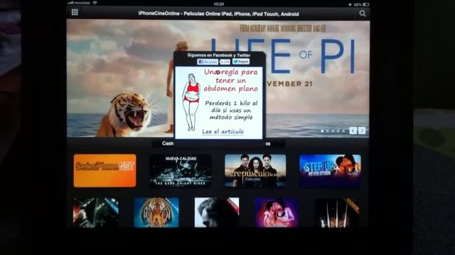 Ver peliculas y series online en Iphone/iPod/iPad смотреть онлайн