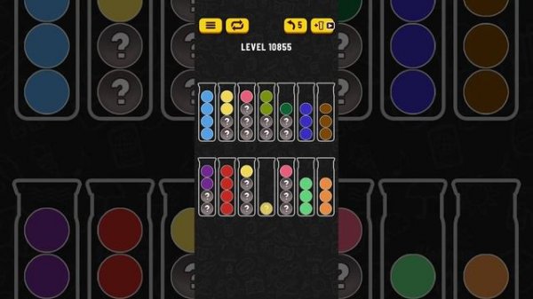 Ball Sort Puzzle Level 10855 /Ball Sort Color Water Puzzle Level 10855 Water Sort Puzzle Level 1085