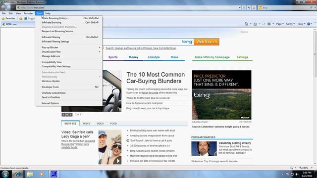 How to Change Your Homepage Internet Explorer 8 Windows 7 смотреть онлайн