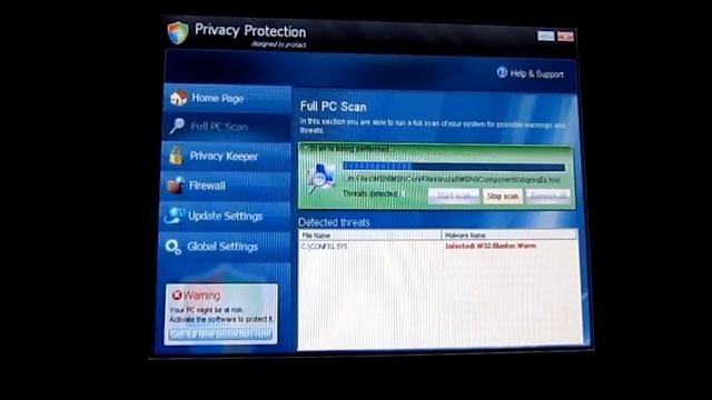 Privacy Protection Spyware Virus Removal Guide on Windows 7 смотреть онлайн
