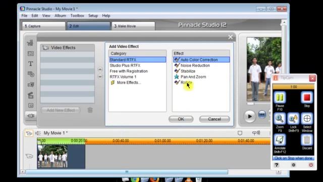 Pinnacle Studio 12 Tutorial - how to rotate video смотреть онлайн