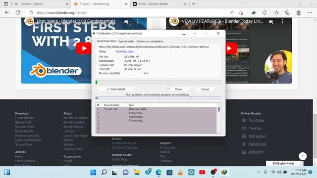 How To Download And Install Blender 3.2.2 | Blender Basic Introduction Learn Full Blender In Hindi смотреть онлайн