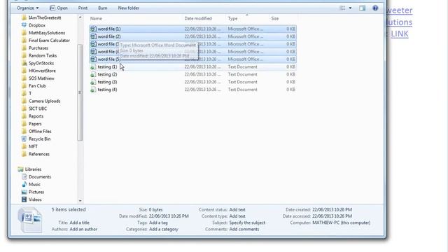 Renaming multiple files in Microsoft Windows смотреть онлайн
