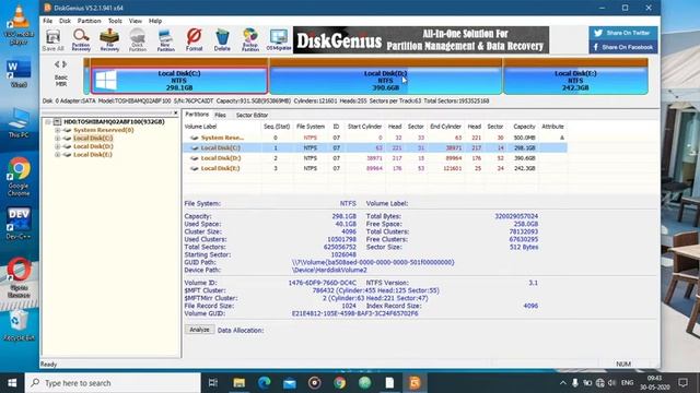 How to Resize partition | Create New partition | Recover Lost files from disk | Repair partition смотреть онлайн