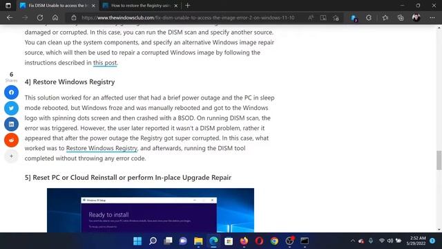 Fix DISM Unable to access the Image Error 2 on Windows 11/10 смотреть онлайн