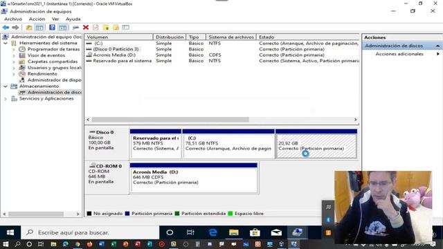 ELIMNAR PARTICION DE ACRONIS ADM DE DISCOS W10 смотреть онлайн