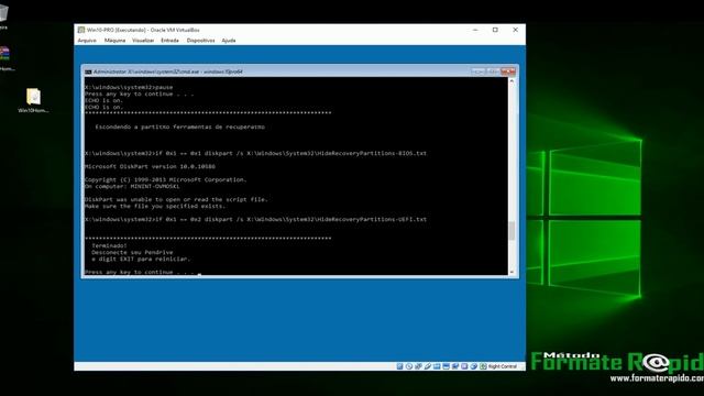 Tutorial de Instalação do Windows 10 - Formate Rápido смотреть онлайн