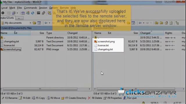Uploading files using WinSCP смотреть онлайн