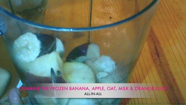 ROD || APPLE-BANANA OATMEAL SMOOTHIE WITH ORANGE JUICE смотреть онлайн