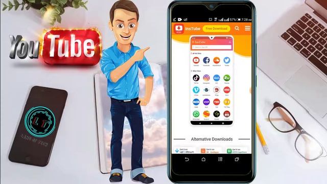 Top 14 app YouTube video downloader. How to Download YouTube Video android 2021 смотреть онлайн
