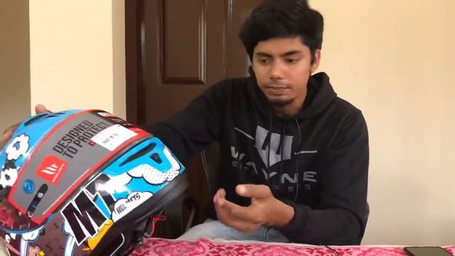 MT Hummer Otaku Helmet Unboxing and review смотреть онлайн