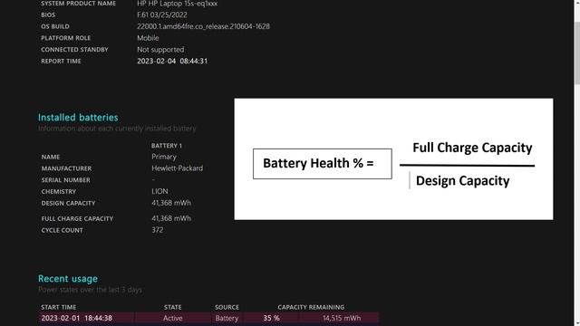 Laptop battery health check | How to check laptop battery health | laptop battery health report 🔋 💯 смотреть онлайн