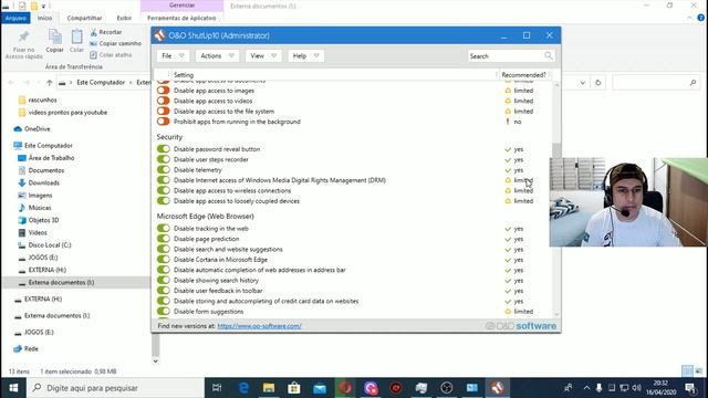 🔴 [ PT/BR ] WINDOWS 10 SEM BUGS OU TRAVAMENTOS // 100%CPU 100%DISCO 100%MEMORIA CORRIGIDO 2020 смотреть онлайн
