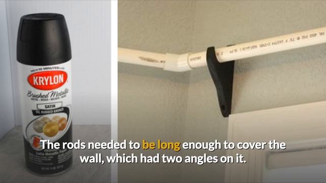 She Put A Long PVC Pipe Up On Her Wall And Grabbed The Spray Paint! The Result? GORGEOUS! смотреть онлайн