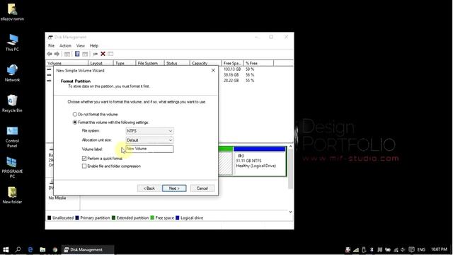 Disk Management Demonstration Windows 10 смотреть онлайн
