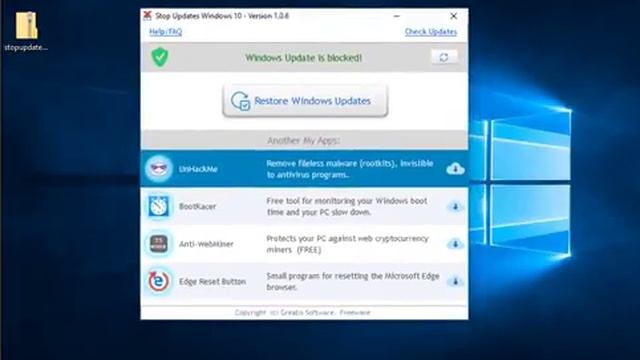 Allow or Block Windows 10 Updates Easily with StopUpdates10 смотреть онлайн