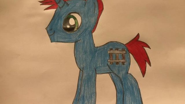 My drawing of Train Track (Happy Birthday Ryan the Blue Pony!!) смотреть онлайн