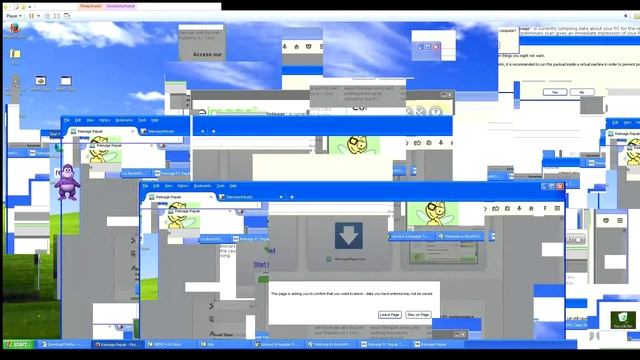 Destroying Windows XP With Viruses [Blue Screen Of Death] смотреть онлайн
