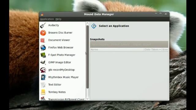 Using Mound Data Manager to take snapshots of programs settings смотреть онлайн