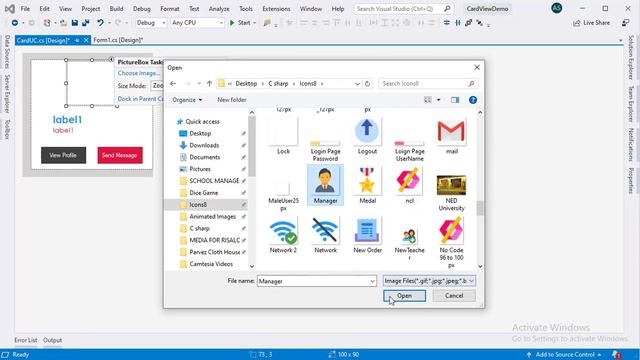C Sharp Card View Demo смотреть онлайн