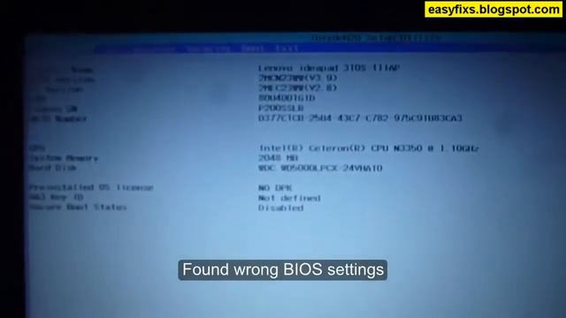 Fix Error Default Boot Device Missing or Boot Failed on Windows 10 смотреть онлайн