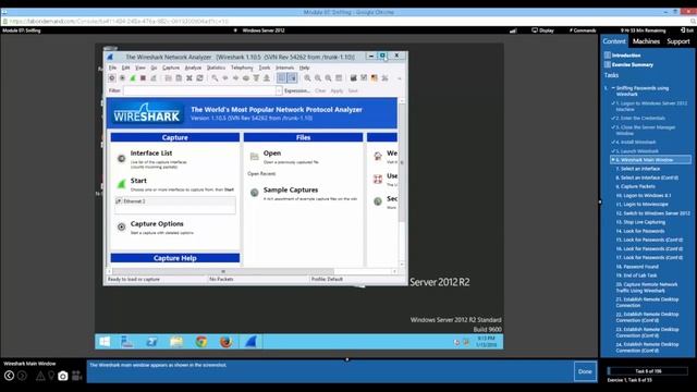 EC-Council iLabs - Sniffing Passwords using Wireshark смотреть онлайн