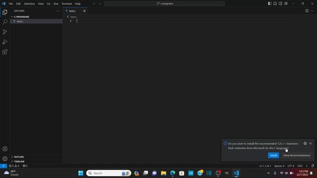 How to Setup Windows 11 for C/C++ (Basic setup) with VS Code. смотреть онлайн