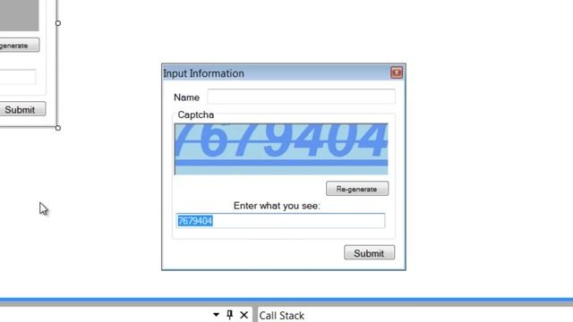Captcha Example (C# .NET) смотреть онлайн