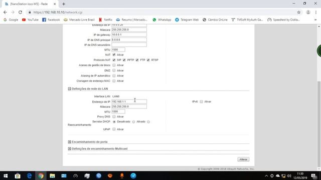 configuração network Ubiquiti avançado смотреть онлайн