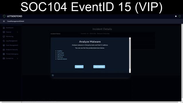 SOC104 - EventID 15 (VIP) смотреть онлайн