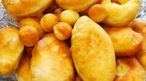 Жареные пирожки со щавелем.