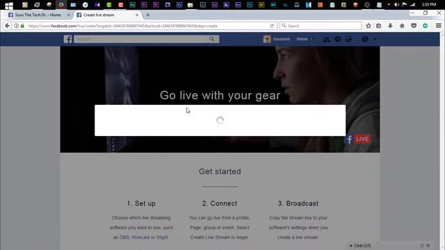 How to go live on facebook with PC Laptop on windows 7 8 8.1 10 смотреть онлайн