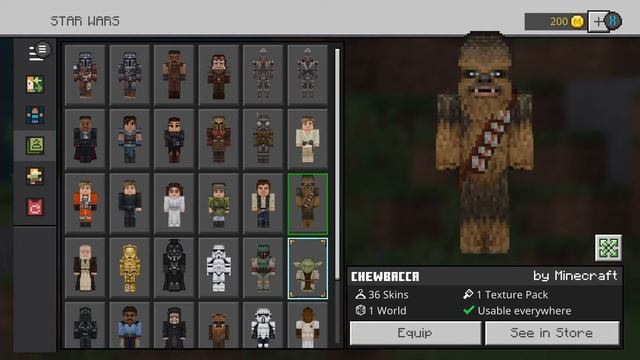 MineCraft Star Wars Skin Pack from 2020 showcase смотреть онлайн