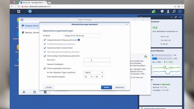 Hyper Backup zu Amazon Drive, Google Drive & DropBox | iDomiX смотреть онлайн