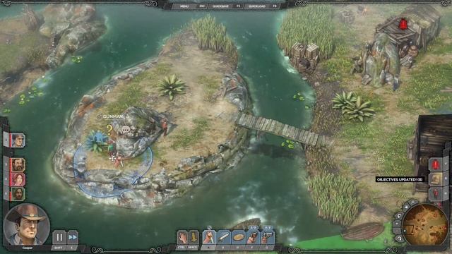 Louisiana Voodoo: How to Free the Gang | Mississippi River: Full Gameplay Walkthrough | Desperados смотреть онлайн