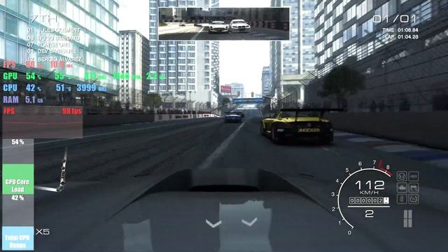 Grid Autosport RX 5700 XT Powercolor Red Dragon Benchmark Ryzen 2600 1080p смотреть онлайн