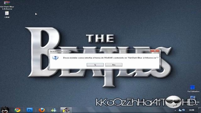 Tema KzT Dark Blue 1.0 (Winrar) Video Original!!!! смотреть онлайн