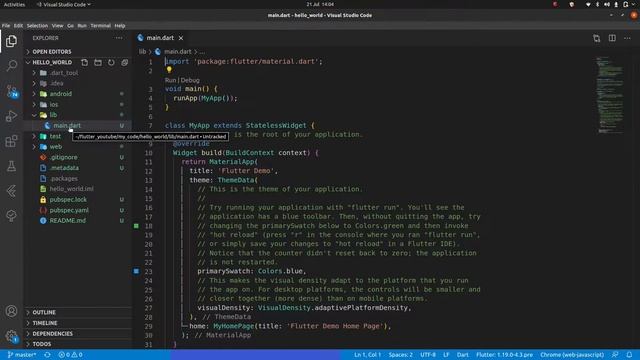 3.1) How to create a Flutter app | The Complete (FREE) Flutter Course смотреть онлайн