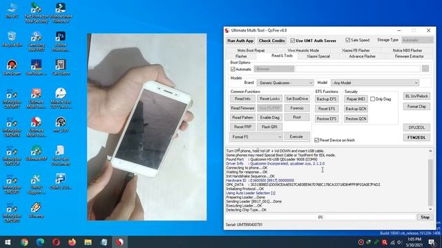 Vivo Y53 Pin,Pattern,Password Unlock UMT Dongle смотреть онлайн