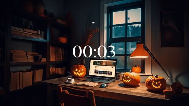 25/05 Pomodoro Timer 🎃 Scary halloween Study Room, Halloween lofi 🎃 Spooky beats to get chills to смотреть онлайн