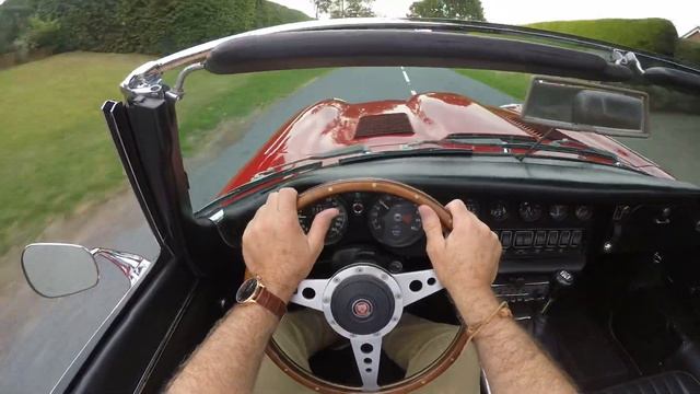 1969 Jaguar E-Type 4.2 Roadster - POV TEST DRIVE смотреть онлайн