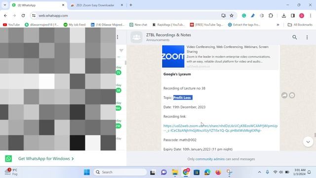How to download ZOOM recordings from shared link (easiest way) | 2024 | how to save zoom recording смотреть онлайн