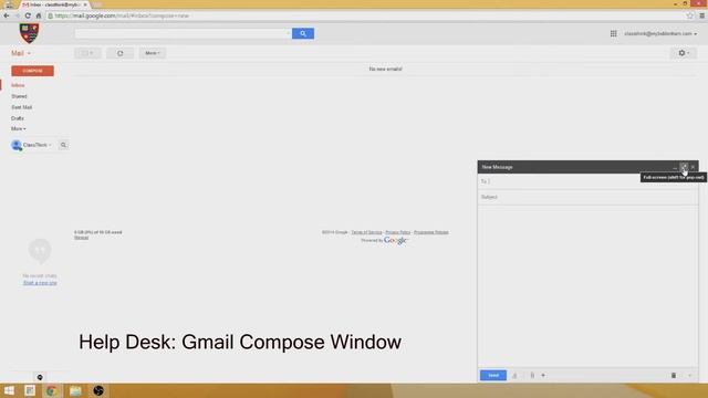 Help Desk: How to change the size of Gmail's tiny compose window смотреть онлайн