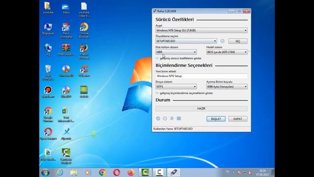 Windows 7 Format Usb'si Hazırlama | Windows 7 Format Usb'si Nasıl Hazırlanır ? 2022 смотреть онлайн