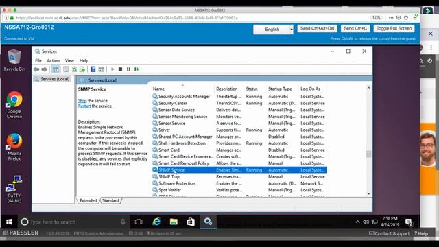 Add Windows 10 to PRTG and Configure SNMP смотреть онлайн