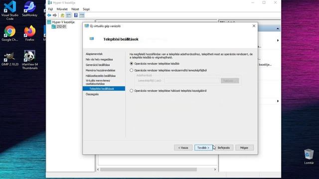 Hyper-V engedélyezés + Windows 2019 szerver telepítés [Virtuális gépek] смотреть онлайн