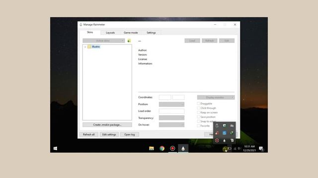 How I Organize Windows 10 | How I use widgets,How to make the taskbar clear (rainmeter skins)💻✨ смотреть онлайн