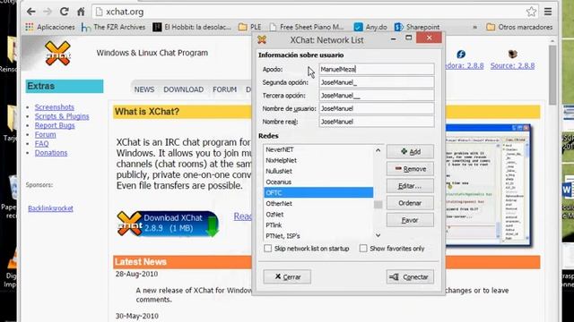 Tutorial de xchat (IRC) смотреть онлайн